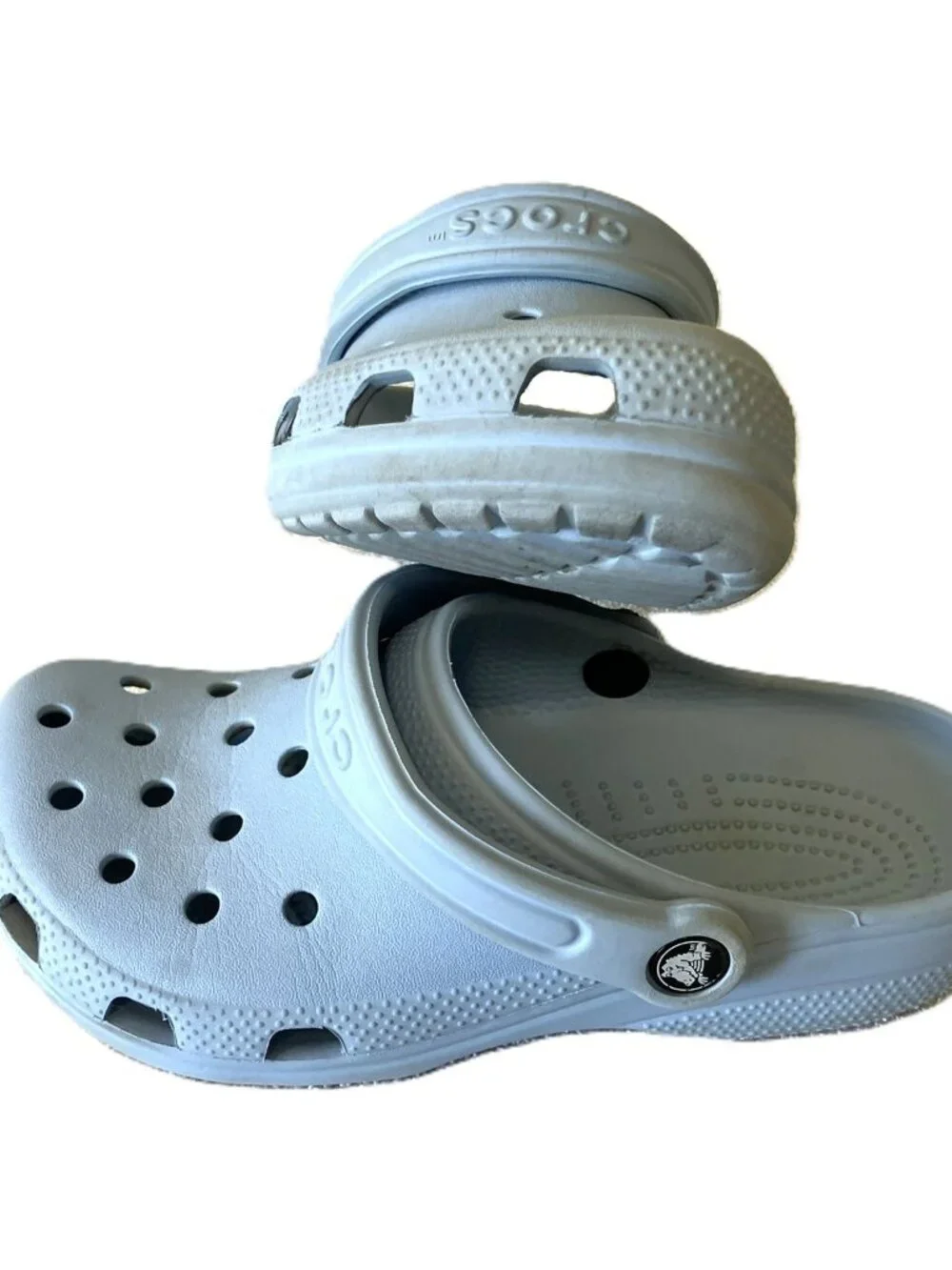 Crocs Classic Clogs - Sky / Pastel Light Blue - Youth Size J5